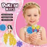 Poke Art Princess Kit Gift 10 Pcs Set,Crafts For Kids Ages 4-8, Diy Craft Kits With & Arts And Crafts For Kids.4, 5, 6, 7, 8, 9,10 Christmas Thanksgiving Birthday Gift Stitch Gifts For Girls