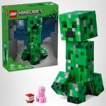 LEGO Minecraft The Creeper Kids Building Toy - Minecraft Toy for Boys & Girls, Ages 10+ - Room Decor for Gamers w/ 1st Version Creeper Minifigure - Gift for Birthdays - 21276