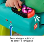 Fisher-Price Laugh & Learn Toddler Learning Toy Smart Stages Chair, Teal, Music Lights & Activities for Ages 1+ Years, Multilanguage Version