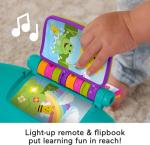 Fisher-Price Laugh & Learn Toddler Learning Toy Smart Stages Chair, Teal, Music Lights & Activities for Ages 1+ Years, Multilanguage Version