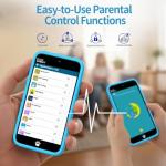 MOMILLA Kids Toys Smart Phone, Dual Camera with Stickers, 3.97" Touchscreen, 200+ Educational Puzzle Games, Learning Toys with Parental Control for Ages 3-8, Birthday Gift