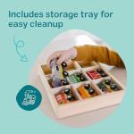 Melissa & Doug Wooden Magnetic Train Cars - 8 Piece Educational and Skill-Building Wooden Toy for Boys and Girls