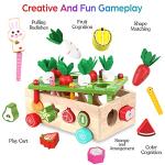 Toddlers Montessori Wooden Educational Toys for Baby Boys Girls Age 1 2 3 Year Old, Shape Sorting Toys 1st One First Birthday Girl Gifts for Kids 1-3, Wood Preschool Learning Fine Motor Skills Game