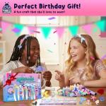 PURPLE LADYBUG Mermaid Headband Kit - Mermaid Gifts for Girls 4-6, Girl Toys and Crafts for Girl Ages 6-8, Birthday Gift, Hair Accessories for Girls, Christmas Gifts