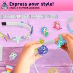 PURPLE LADYBUG Mermaid Headband Kit - Mermaid Gifts for Girls 4-6, Girl Toys and Crafts for Girl Ages 6-8, Birthday Gift, Hair Accessories for Girls, Christmas Gifts