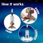 Smartivity Rocket Launcher STEM Kit for Ages 6-12 Years | Build Your Own Rocket with Launcher | Birthday Gift for Smart Kids | DIY Science Toy for Boys & Girls 6,7,8,9,10,11,12 Years Old