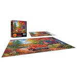 RoseArt - Kodak - Maine Road 350 Piece Jigsaw Puzzle, Scenic Autumn Landscape Puzzle for Adults