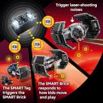 LEGO Star Wars SMART Play: Darth Vader’s TIE Fighter Interactive Building Toy - All-in-One Set - Reacts to How You Move and Play with a SMART Brick - Gift for Boys, Girls and Kids Ages 8+ - 75421