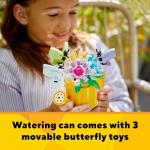 LEGO Creator 3 in 1 Flowers in Watering Can Building Toy - Fun, Creative Activity for Kids, Girls and Boys, Ages 8+ - Gift for Birthdays - Building Options for Rain Boots or Birds - 31149