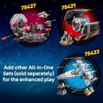 LEGO Star Wars SMART Play: Darth Vader’s TIE Fighter Interactive Building Toy - All-in-One Set - Reacts to How You Move and Play with a SMART Brick - Gift for Boys, Girls and Kids Ages 8+ - 75421