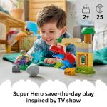 LEGO DUPLO Marvel Dinosaur Spidey-Rex vs. Green Goblin Building Toy for Toddlers - Spidey and His Amazing Friends Toys for Boys & Girls, Ages 2+ - Gifts for Kids - 10463