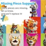 Bractowa 4 Packs 100 Piece Puzzles for Kids - Dogs Cats Donuts Flowers Puzzles for Kids Ages 4-6 6-8 8-10, Large Piece Puzzles for Kids & Seniors Adults Jigsaw Puzzles Educational Gifts for Girls Boys