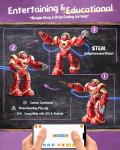 Holyton 5088 Smart Robots for Kids,Large STEM Programmable RC Robot, with Voice Control,APP Control,LED Eyes,Ideal Gift for 4 5 6 7 8 9 Years Old Boys and Girls