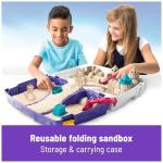 Kinetic Sand Folding Sandbox with Molds and Tools