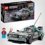 LEGO Speed Champions Time Machine from Back to The Future Building Toy for Kids - Pretend Play & Display Car Toy W/2 Build Modes for Boys & Girls, Ages 9+ - Gift Ideas for Birthdays & Fans - 77256