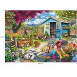 RoseArt - Hobby Haven - Couple in The Garden - 1000 Piece Jigsaw Puzzle for Adults