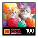RoseArt - Kodak Premium - Fuzzy Yarn Balls - 100 Piece Jigsaw Puzzle for Adults