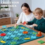 Kids Toys STEM Board Games - Large Size Logical Road Builder Educational Brain Teasers Puzzles Toys, Preschool Learning Montessori Big Board Maze Birthday Gifts Kids Boys Girls Age 4-8 Year Old
