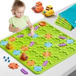 Brain Stem Activity Logic Kits, Board Teaser Games & Puzzles Toys with 200+ Challenges, 4 Difficulty Levels for Kids Ages 3-10, Educational Learning Maze Games for Toddlers