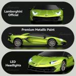 AEROQUEST Lamborghini Remote Control Car, 1:24 Scale Electric Sport Racing Hobby Toy Car Lamborghini Model Vehicle for Boys Girls Birthday Gifts, Green