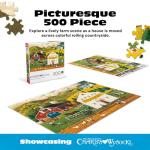 Buffalo Games – 500 Piece Charles Wysocki House Movers Jigsaw Puzzle Colorful Puzzle for Adults – Precision-Cut Pieces, Beautiful Artwork, and Hours of Relaxing Fun