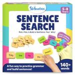 Skillmatics Educational Board Game - Sentence Search, Fun Learning Toys and Games for Kids, Sentence Building Activity, Creative Word Play, 120+ Tiles (1.3 x 1 Inches), Gifts for Ages 5, 6, 7, 8