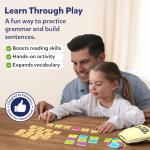 Skillmatics Educational Board Game - Sentence Search, Fun Learning Toys and Games for Kids, Sentence Building Activity, Creative Word Play, 120+ Tiles (1.3 x 1 Inches), Gifts for Ages 5, 6, 7, 8