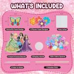 Poke Art Princess Kit Gift 10 Pcs Set,Crafts For Kids Ages 4-8, Diy Craft Kits With & Arts And Crafts For Kids.4, 5, 6, 7, 8, 9,10 Christmas Thanksgiving Birthday Gift Stitch Gifts For Girls