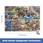 Ceaco - Thomas Kinkade - Disney Collage - 2000 Piece Jigsaw Puzzle