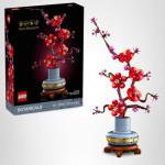 LEGO Botanicals Plum Blossom Building Sets for Adults - Artificial Flower for Dinner Table Centerpiece, Living Room Home Decor, Ages 18+ - DIY Craft Kits - Gift for Birthdays - 10369