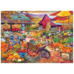 RoseArt - Bigelow Country - Harvest Market 1000 Piece Jigsaw Puzzle, Autumn Farm Market Puzzle for Adults