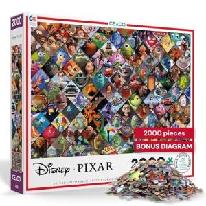 Ceaco - Disney/Pixar Clips - 2000 Piece Jigsaw Puzzle , 5"