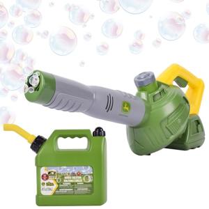 John Deere Bubble Leaf Blower Toy for Kids Includes 24oz Bubble Refill Gas Can, Outdoor Bubble Machine for Kids, Easy to Use, Outdoor Play, Great Gift Toddler 3+