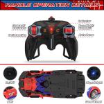 BLUEJAY Transform Rc Cars for Boys 4-7 8-12, 2.4Ghz Remote Control Car 1:18 Scale Transforming Robot, One-Button Deformation 360° Rotation Car Toy Gifts for Boys 3-5