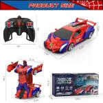 BLUEJAY Transform Rc Cars for Boys 4-7 8-12, 2.4Ghz Remote Control Car 1:18 Scale Transforming Robot, One-Button Deformation 360° Rotation Car Toy Gifts for Boys 3-5