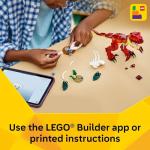 LEGO Creator 3 in 1 Fierce Dinosaur Building Toy for Boys & Girls, Ages 8+ - Gift for Birthdays - Kids Build 1 of 3 Prehistoric Animal Figures - 31379