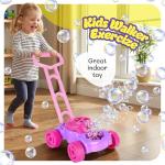 ArtCreativity Bubble Lawn Mower for Toddlers 1-3, Kids Bubble Machine for 1-Year-Old Girl Gifts, Xmas Gifts for Kids, Push Toys for Toddlers Age 1 2 3+ Birthday Gifts for Preschool Girls