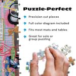 Ceaco- Food Trucks - Ice Cream Truck II - 500 Piece Jigsaw Puzzle for Adults and Families - Colorful Summer Beach Scene with Ice Cream Stand - Finished Size 19 x 19 - Made in The USA