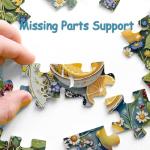 Flower Teacup Puzzle 1000 Pieces for Adults, Vintage Fruit Cup Jigsaw Puzzles, Challenging Wildflower Garden Art Puzzles as Tea Cups Decor