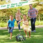 Vensico Remote Control Car RC Cars All Terrain Monster Truck, Outdoor 2WD Off Road Hobby RC Truck with 2 Rechargeable Batteries and Colorful Light, 20Km/h Fast RC Car Toys Gift for Kids Boys