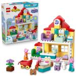 LEGO DUPLO Peppa Pig Family House - Building Toy for Toddlers, Ages 2+ - Sensory Toy for Girls & Boys - W/ 5 Figures - Birthday Gifts for Kids - 10467
