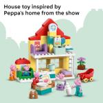 LEGO DUPLO Peppa Pig Family House - Building Toy for Toddlers, Ages 2+ - Sensory Toy for Girls & Boys - W/ 5 Figures - Birthday Gifts for Kids - 10467