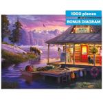 Buffalo Games - David Stevenson - Bob's Bait & Tackle - 1000 Piece Jigsaw Puzzle for Adults Challenging Puzzle Perfect for Game Nights - Finished Puzzle Size is 26.75 x 19.75