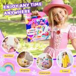 JoyCat Unicorn Water Coloring Book for Toddlers 3-5, Reusable No-Mess Water Painting Book with Water Pen, 13 Activity Pages, Travel Toy Gift for Boys & Girls