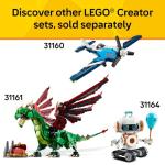 LEGO Creator 3 in 1 Wild Animals Surprising Spider Toy - Building Toy with 3 Build Options, Spider, Scorpion, or Snake - Animal Figures for Kids, Boys & Girls, Ages 7+ - Gift Idea for Birthday - 31159