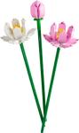 LEGO Lotus Flower - Building Toy for Kids, Girls & Boys, Ages 8+ - Artificial Lotus Flowers for Home Decor & Display - Creative Gift Idea for Her & Him - 40647