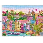 RoseArt - Millie Illustrates - Amsterdam - 300 Piece Jigsaw Puzzle – Vibrant Cityscape Artwork, Fun & Challenging Puzzle for Adults
