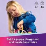 LEGO Friends Puppy Playground Pretend Play Building Toy - Creative Storytelling Playset for Girls & Boys, Ages 4+ - Includes 3 Dog Toys, & 2 Minidolls - Gift Idea for Birthdays & Pet Lovers - 42665