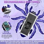 Infowush Wall Crawler Spider, Rechargeable Remote Control Robot Kids Toys, 360° Rotating RC Wall Climbing Spider with LED Eyes Toys for Boys Girls Ages 3 & Up, Birthday Gifts for 3-12 Year Old Boys