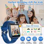 Wiszodet Kids Smart Game Watch with 39 Games HD Touch Screen Video Camera Music Player Pedometer Flashlight Alarm Clock 12/24 hr, Gifts for 5-12 Year Olds Boys